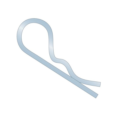 Heritage Industrial Bridge Cotter Pin, 0.041 in Dia, 1 in L, Spring Wire BP-191